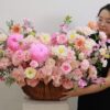 Lẵng Hoa Hồng Phai Dấu Yêu - BBLH25
