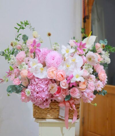 Lẵng Hoa Vũ Điệu Sắc Màu - BBLH8