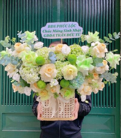 Lẵng Hoa Chan Chứa Ân Tình - BBLH24