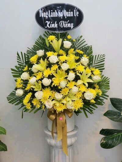 Giỏ Hoa Chia Buồn 5